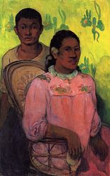 Поль Гоген Таитянская женщина и мальчик-1899
